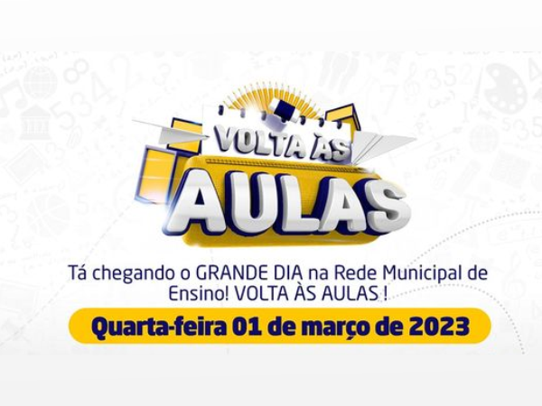 Vamos aproveitar o fim de semana para organizar o material escolar, porque na quarta-feira dia 01 de março... começa mai