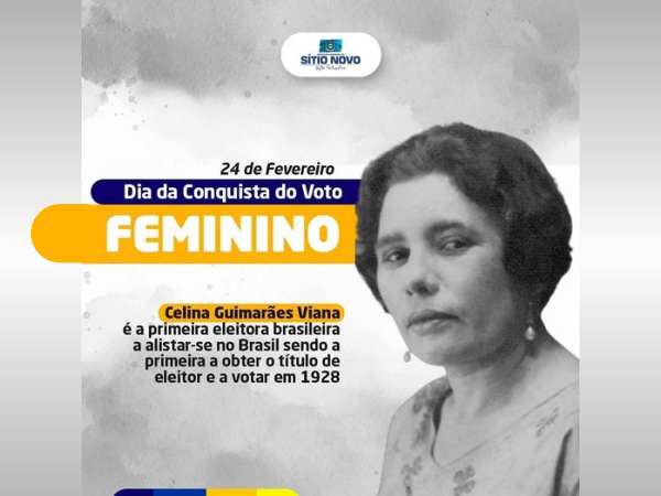 Dia da conquista do voto feminino.